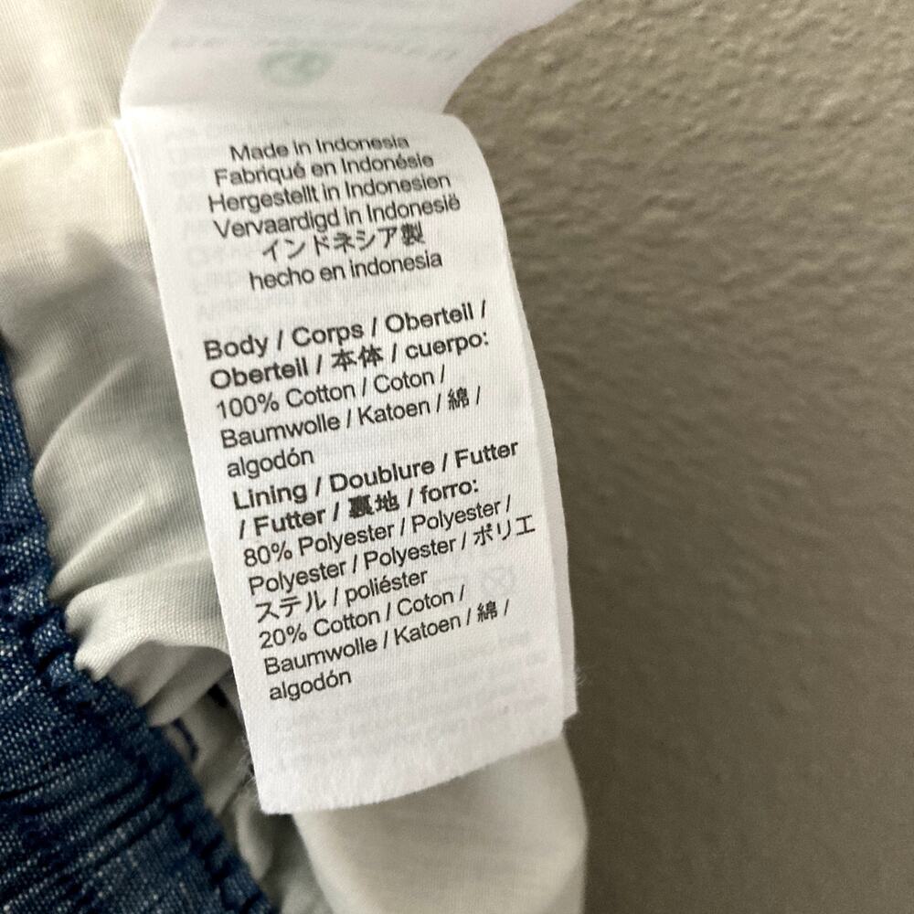 J. Crew Chambray Paper-bag Mini Skirt Medium - Picture 5 of 6